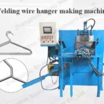 Welding wire hanger-making machine